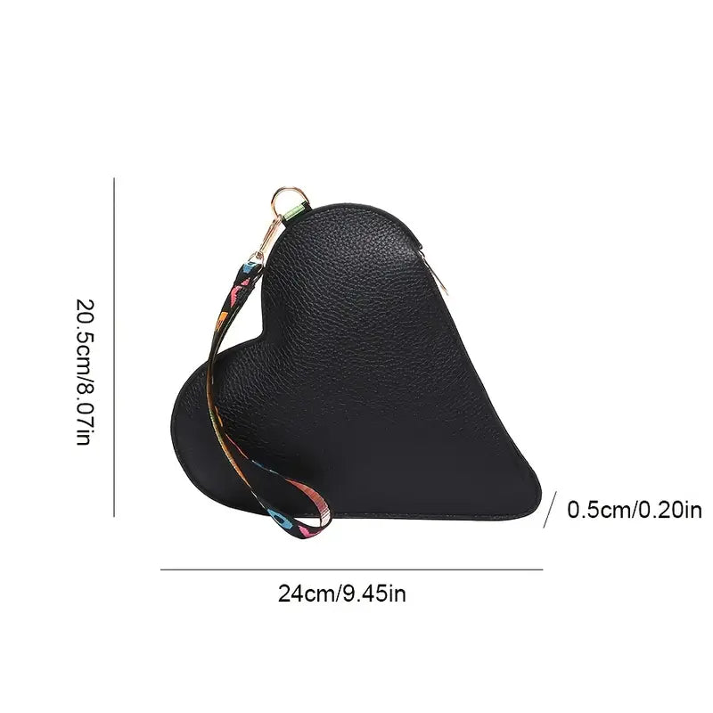 Mini Love Small Bag Lipstick Coin Purse-Black