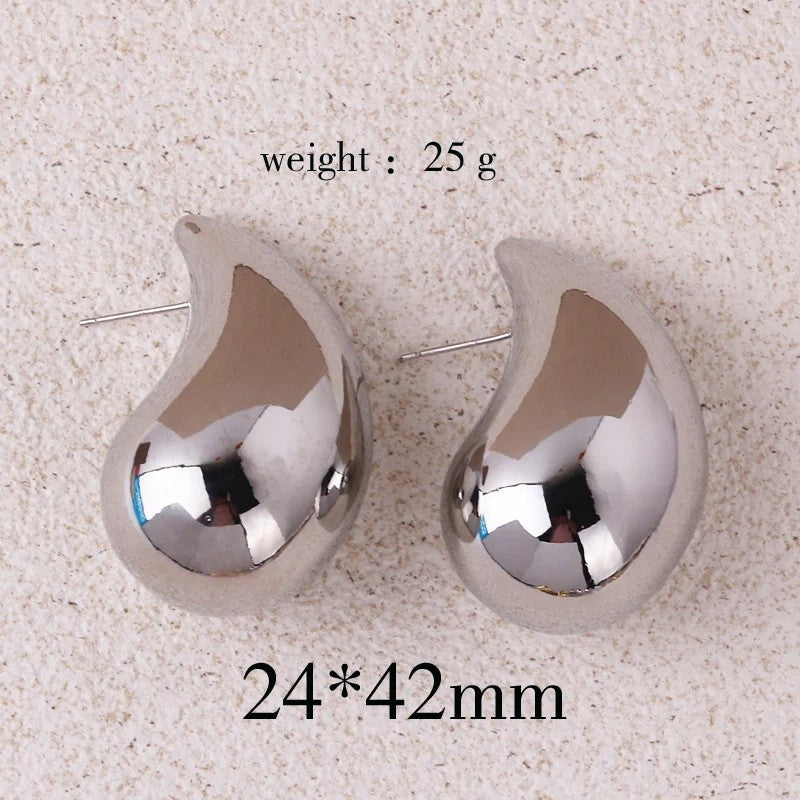 Large Water Drop Earrings