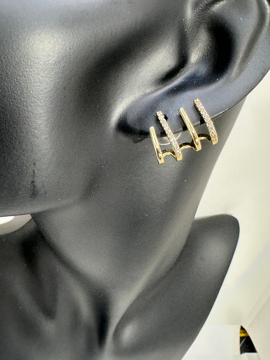 Four Earring Gold