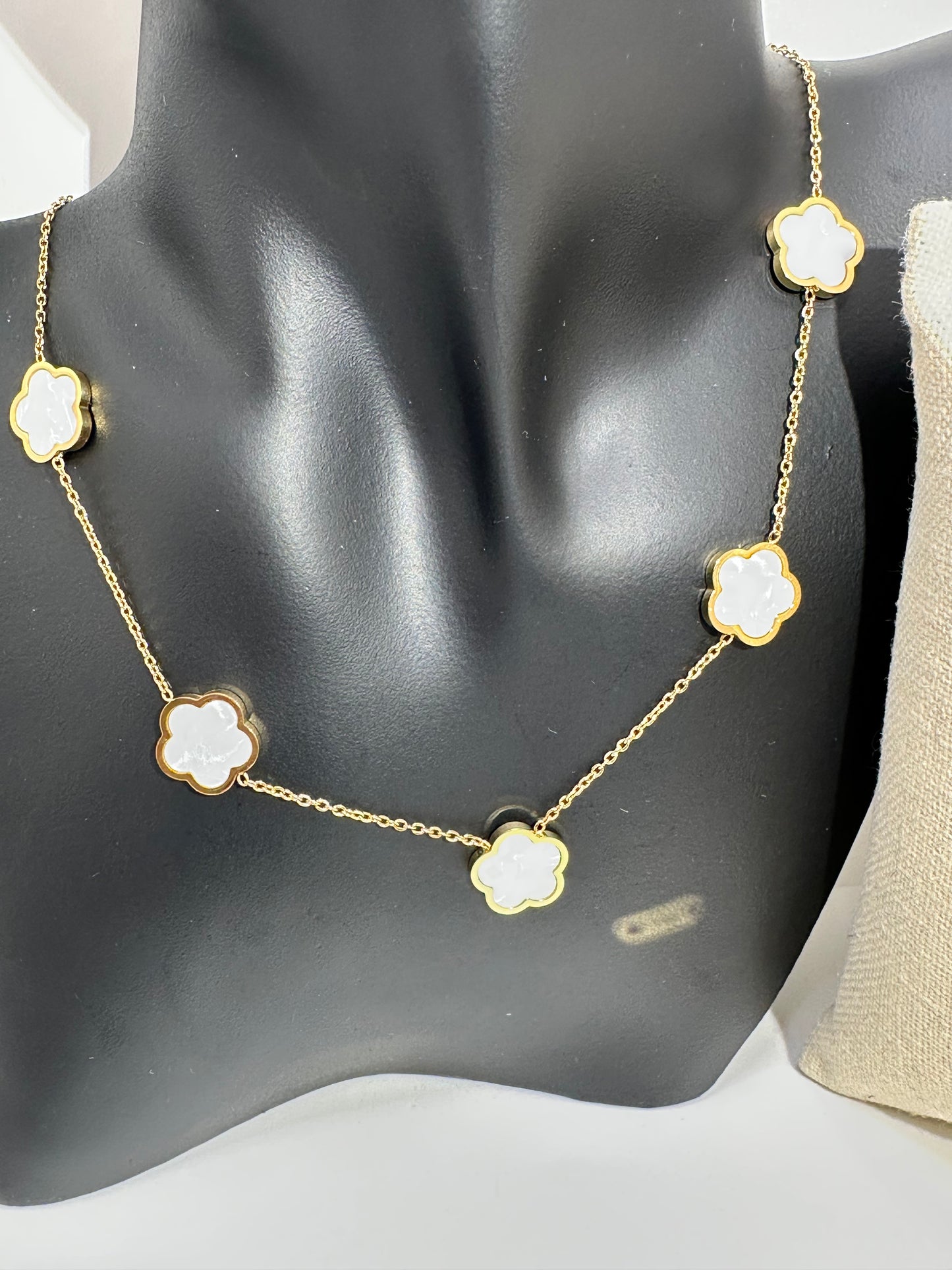 Shell 3-pc Necklace Set, White