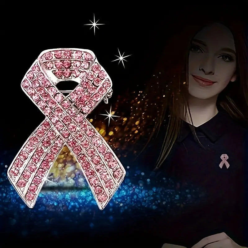 Pink Ribbon Brooches Pin