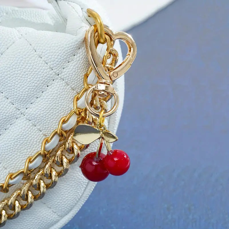Cherry Charm Keychain