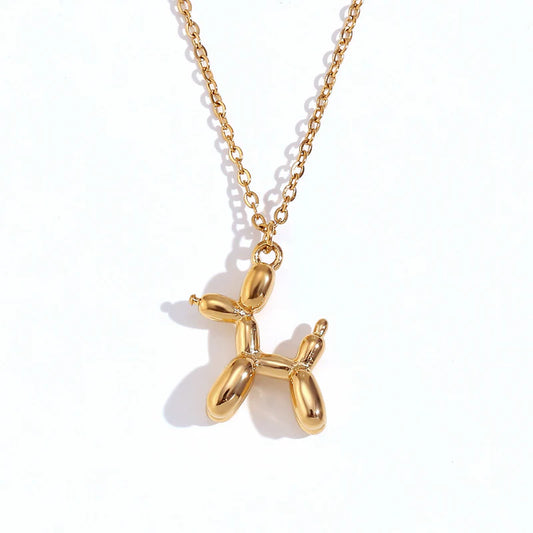 Dog Pendant, Gold