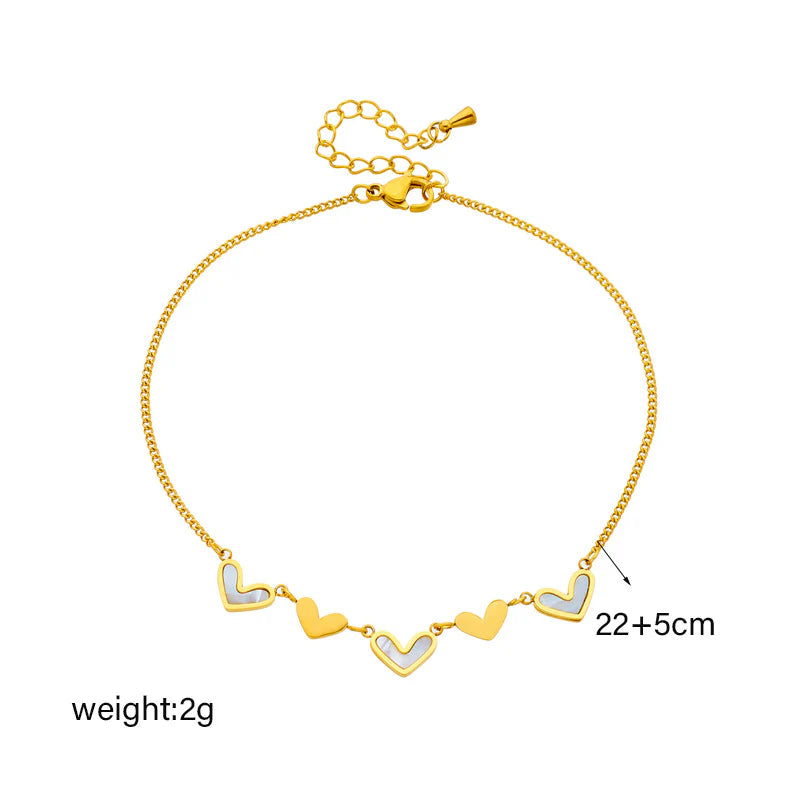Heart Anklet