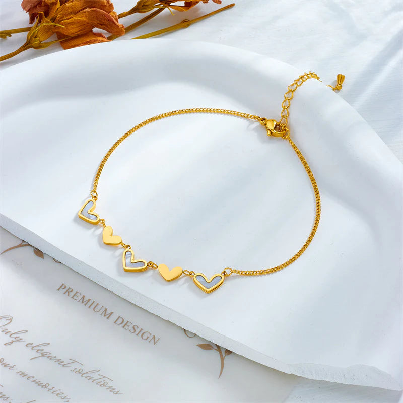 Heart Anklet