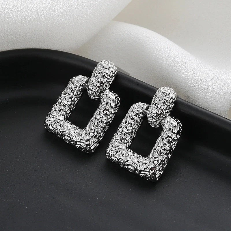 Irregular Texture Earrings