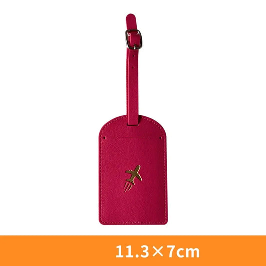 Luggage Tag, Rose Red