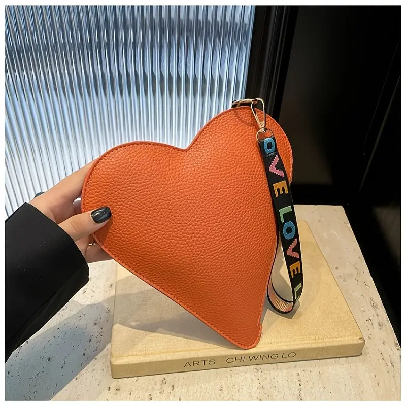 Mini Love Small Bag Lipstick Coin Purse-Tangerine