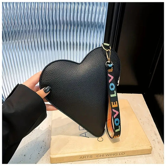 Mini Love Small Bag Lipstick Coin Purse-Black