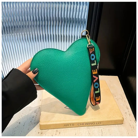 Mini Love Small Bag Lipstick Coin Purse-Green