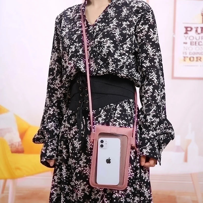 Pu Leather Fashion Phone Wallet-PINK