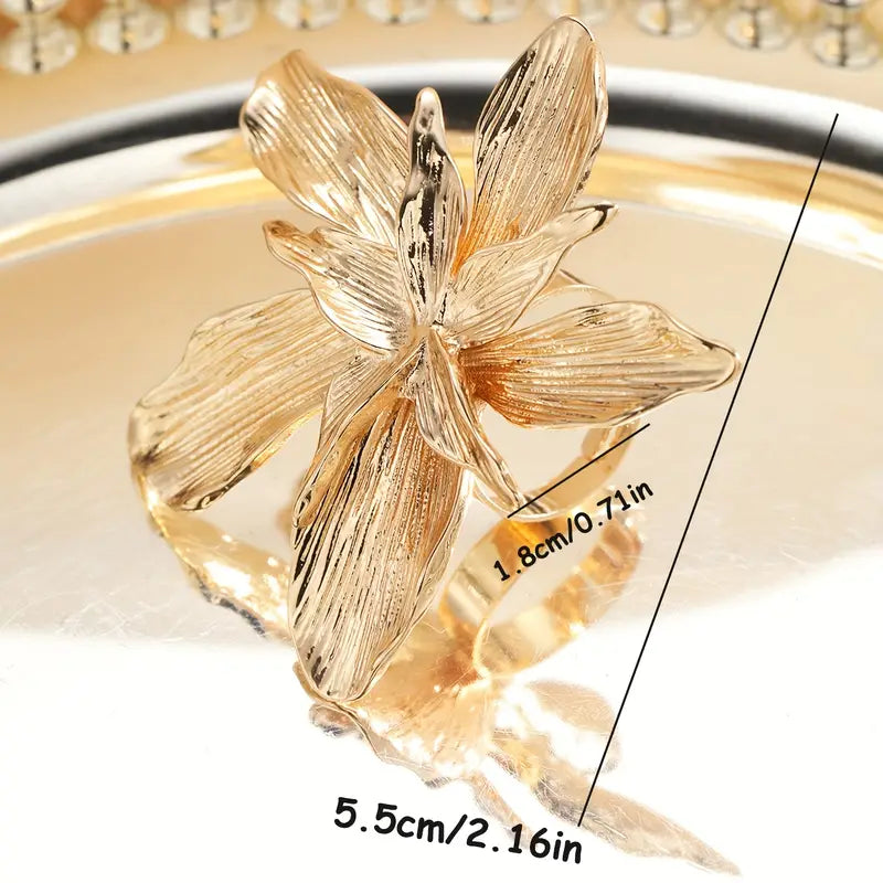 Retro Fashion Ring Flower