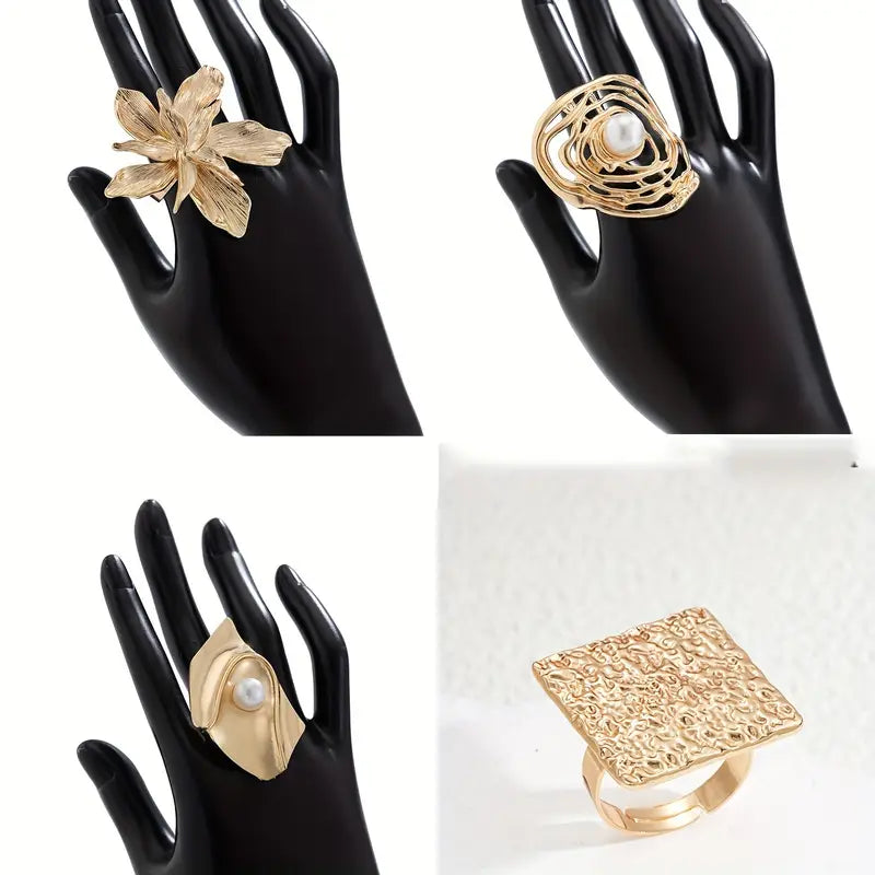 Retro Fashion Ring Flower