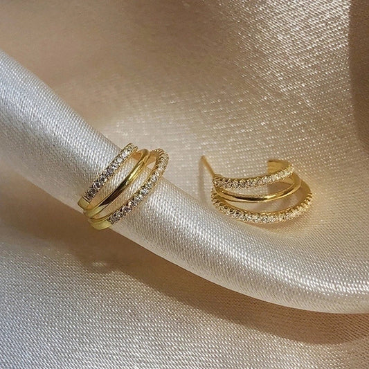 Three Ring Earring