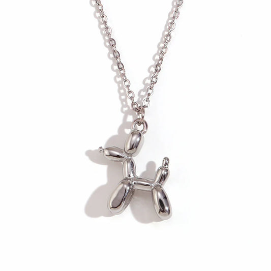 Dog Pendant, Silver