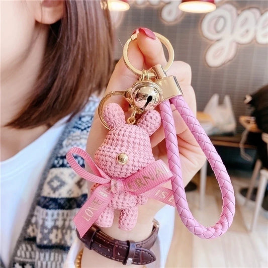 Bear Keychain-PINK