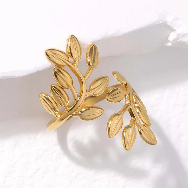 Leaf Ring-Gold