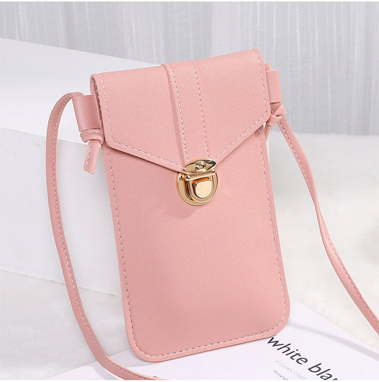 Pu Leather Fashion Phone Wallet-PINK